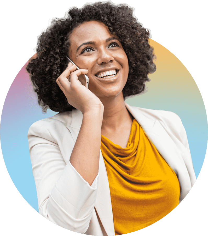 Home Woman With Phone